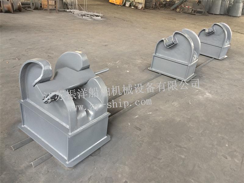 铸钢闸刀掣链器带底座